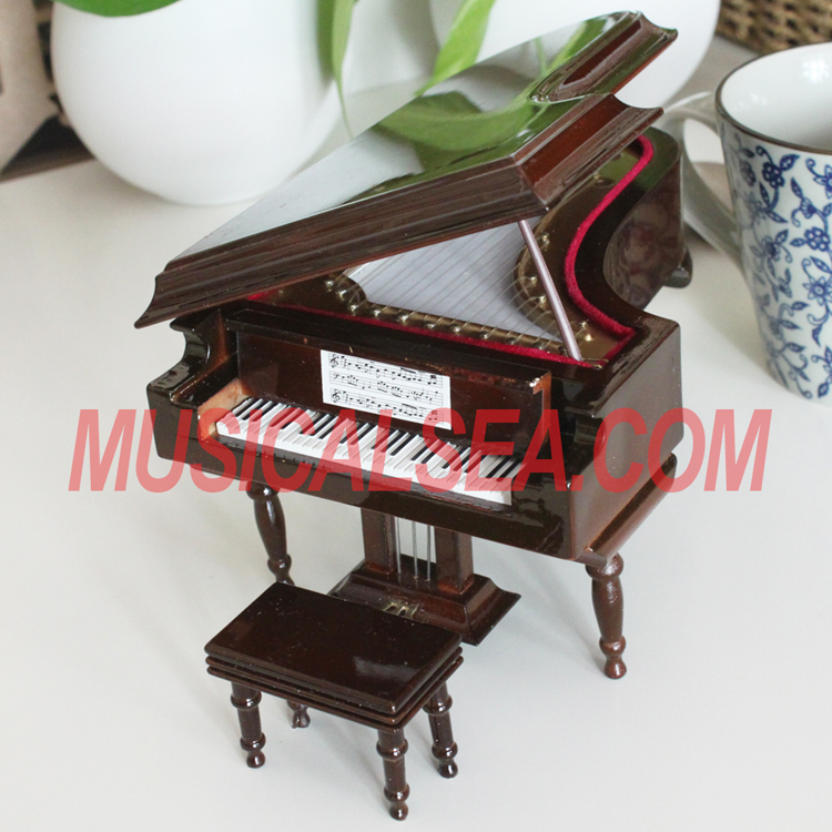 mini piano music box